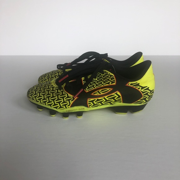 Under Armour Neon Green Clutchfit Force 2.0 Cleats - Picture 4 of 8